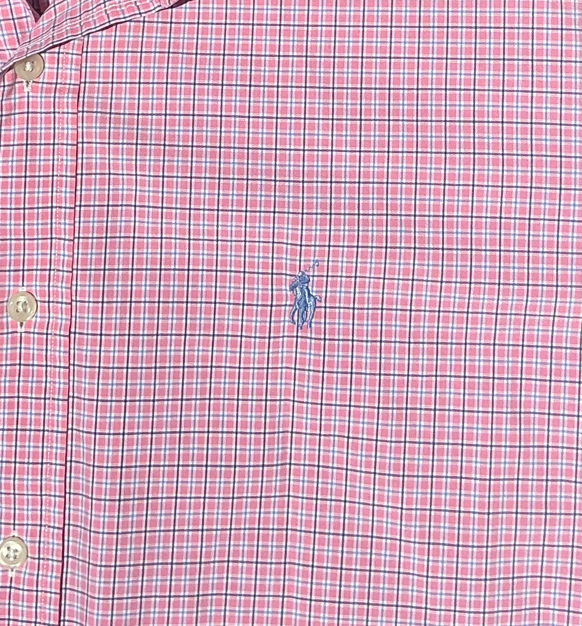 Upcycled Cropped Ralph Lauren Button Down
