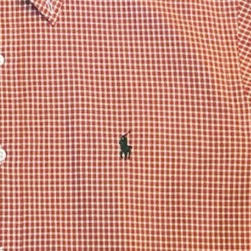 Upycled Cropped Ralph Lauren Button Down