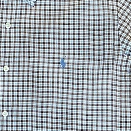 Upcycled Cropped Ralph Lauren Button Down