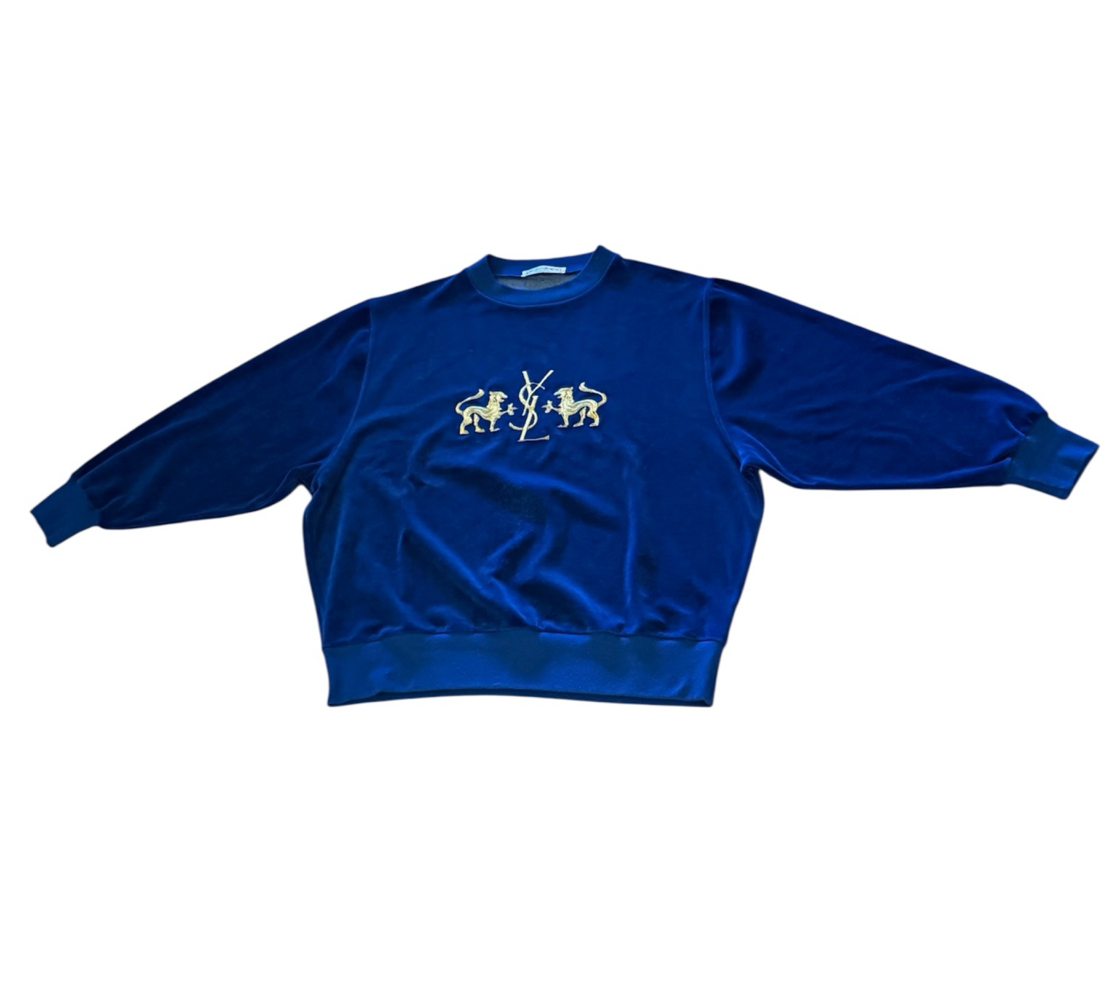 Yves Saint Laurent Velour Pullover