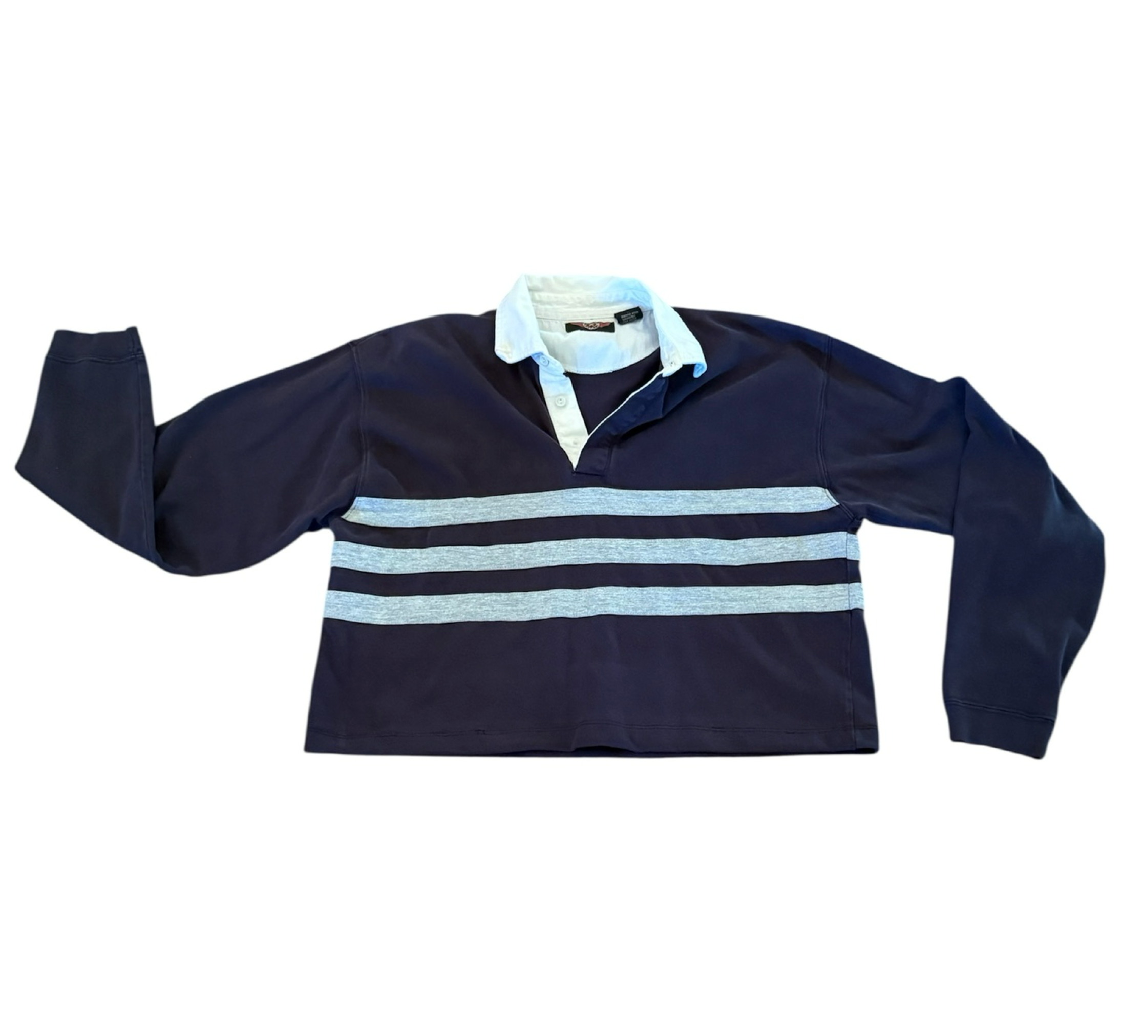 Upcycled Cropped Rugby