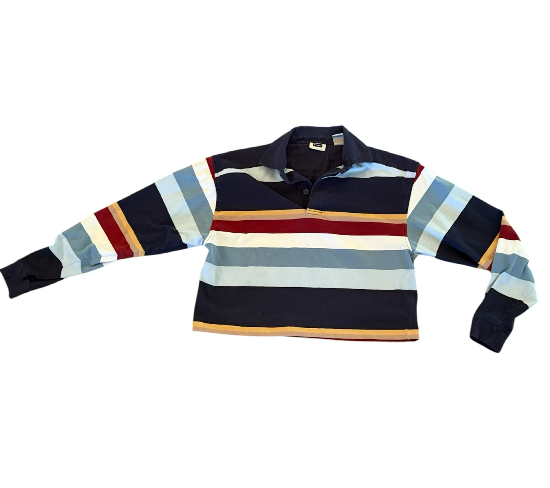 Upcycled Cropped Rugby