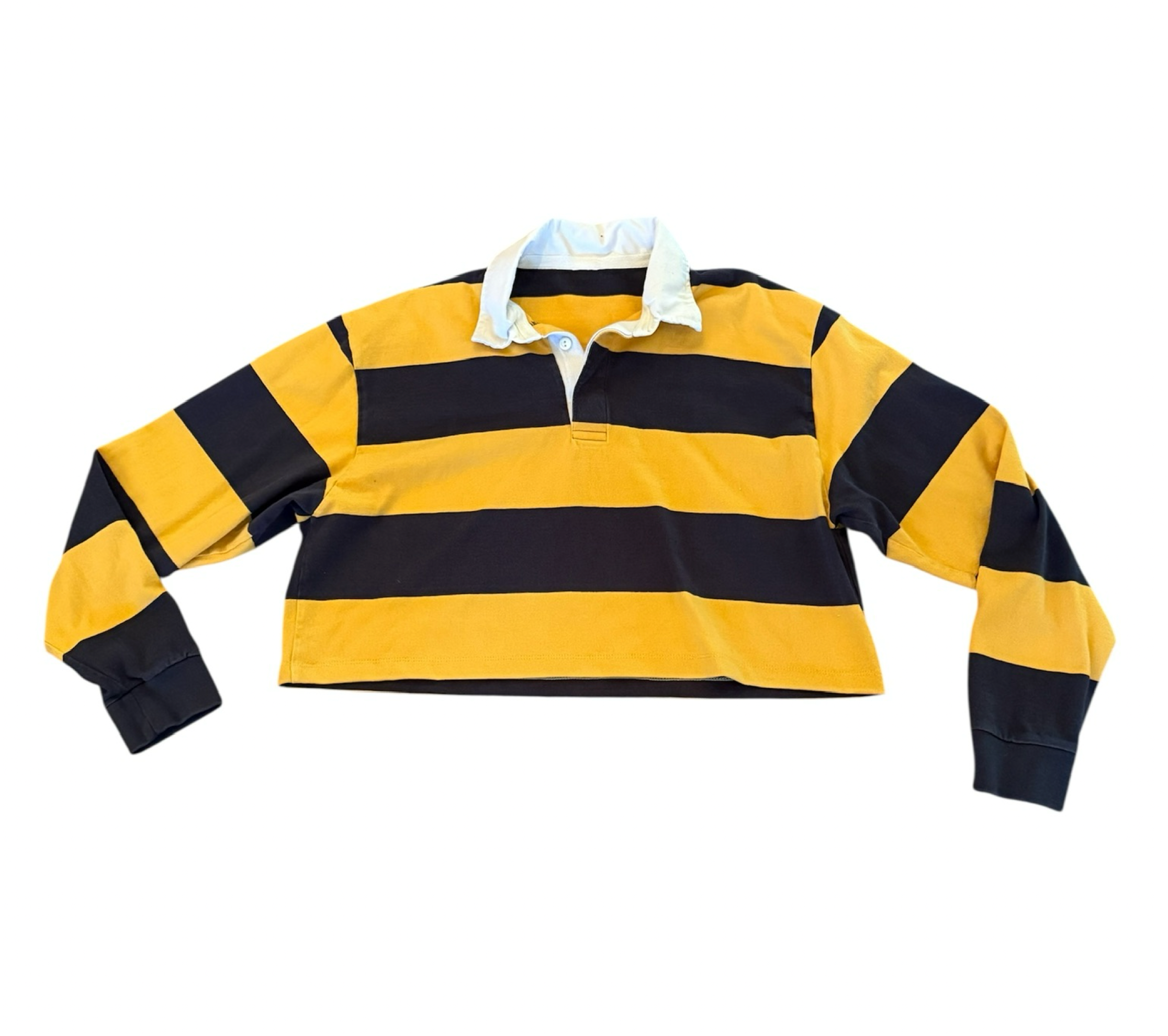 Upcycled Cropped Rugby