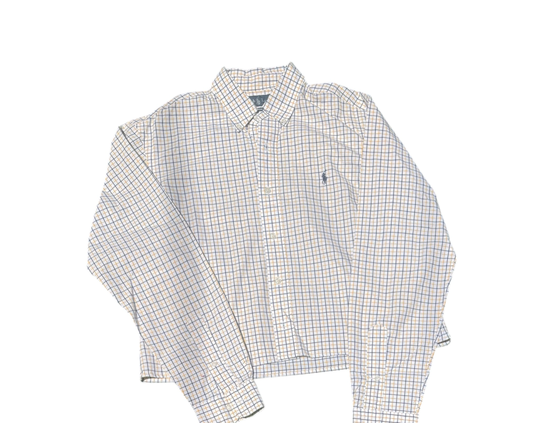 Upcycled Cropped Ralph Lauren Button Down