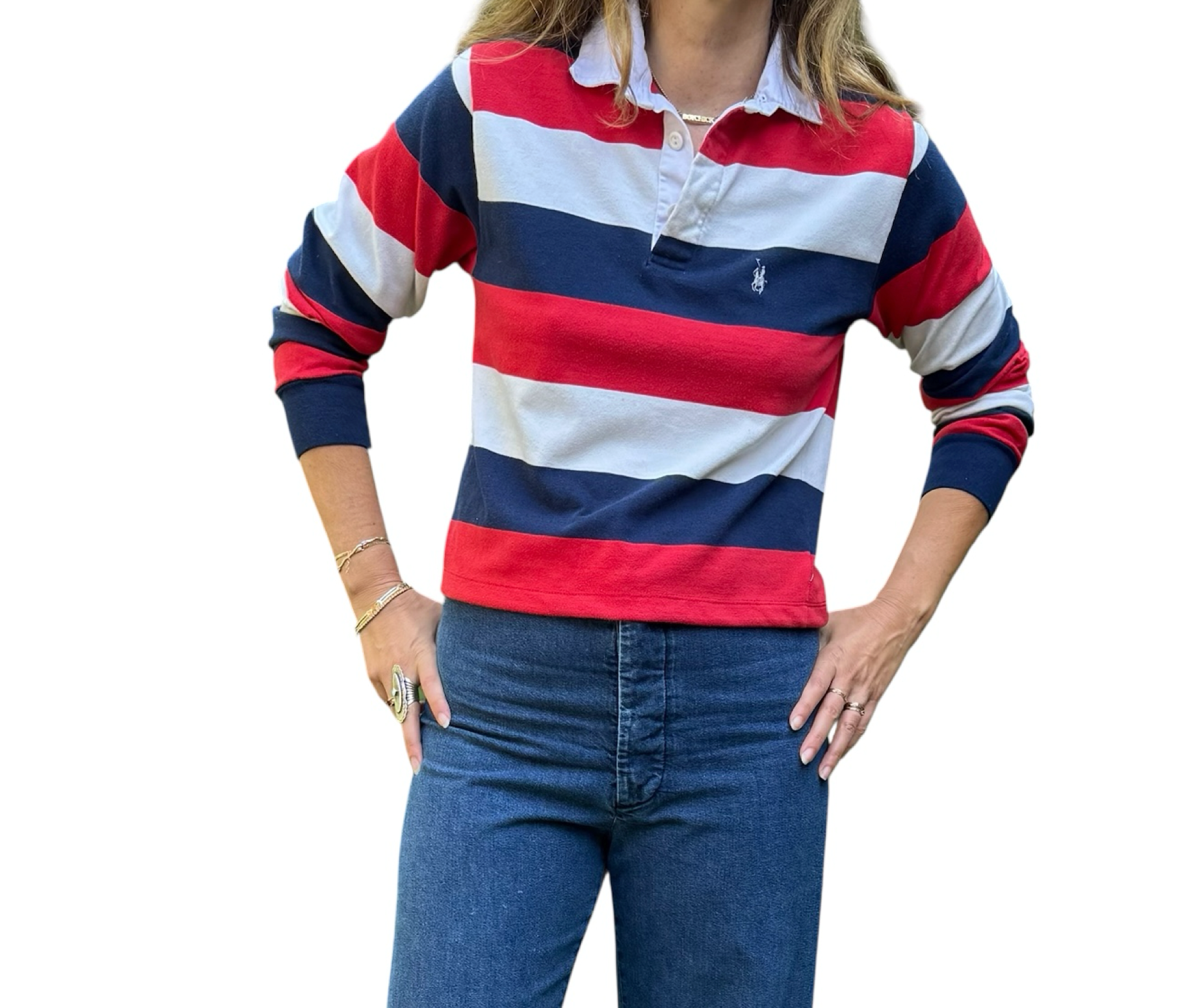 Upcycled Cropped Rugby