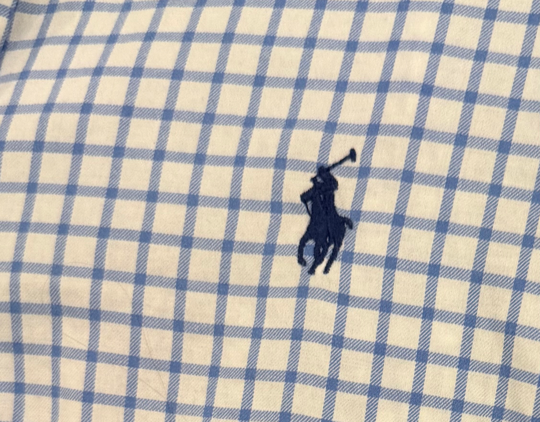 Upcycled Cropped Ralph Lauren Button Down