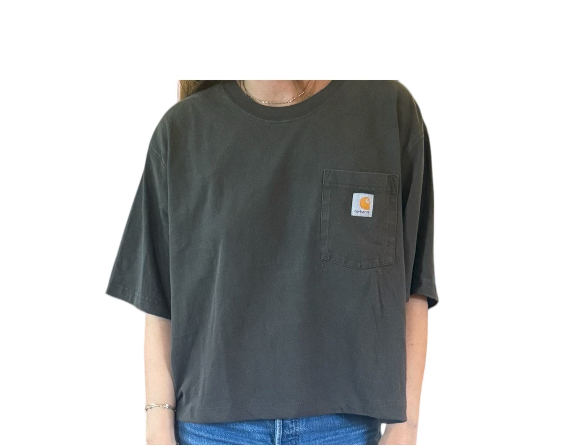 Upcycled Cropped Tee