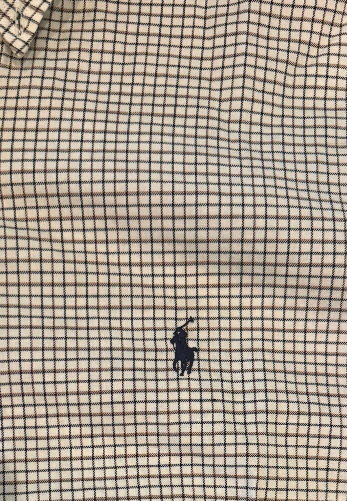 Upcycled Cropped Ralph Lauren Button Down