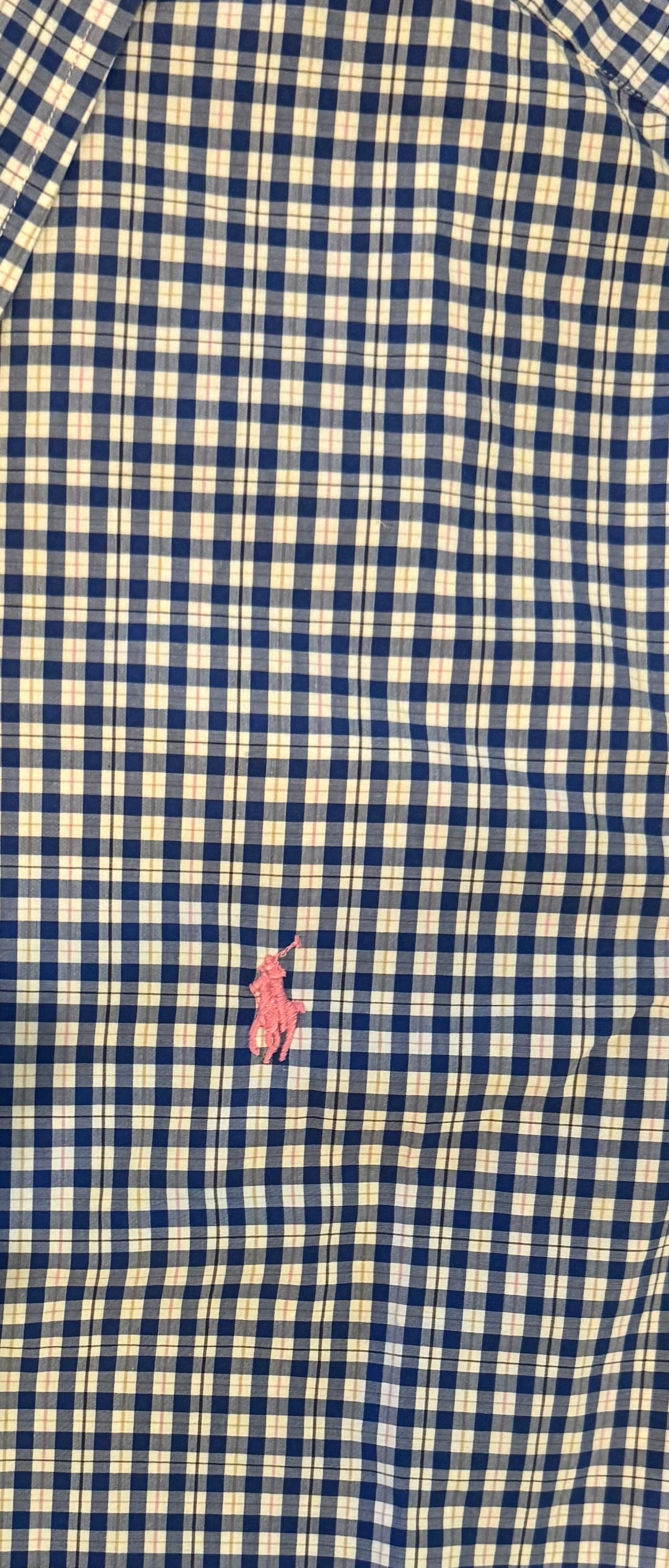 Upcycled Cropped Ralph Lauren Button Down