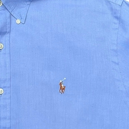 Upcycled Cropped Ralph Lauren Button Down