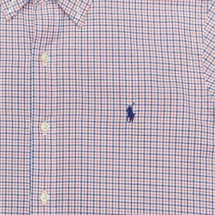 Upcycled Cropped Ralph Lauren Button Down