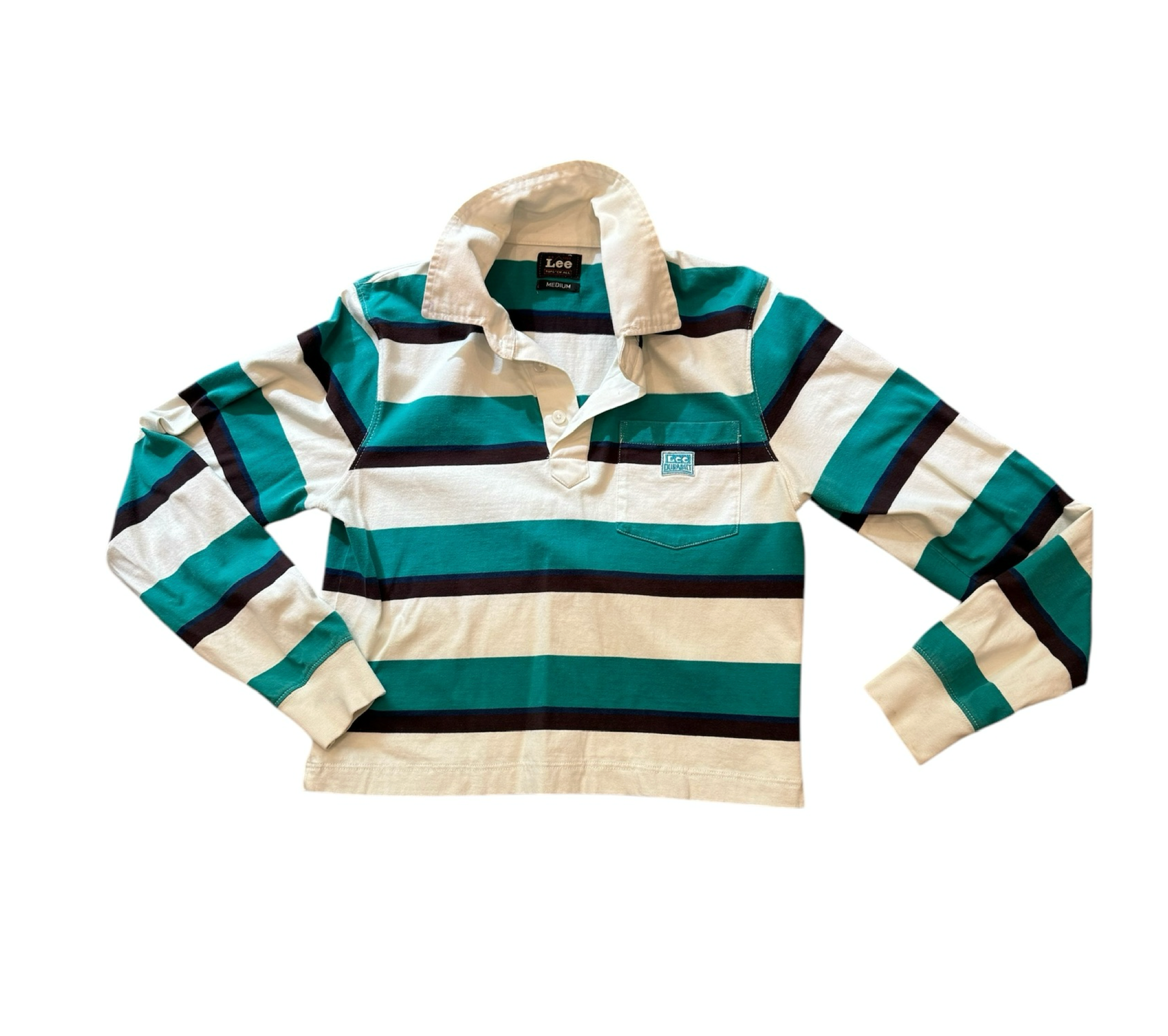 Upcycled Cropped Rugby Shirt