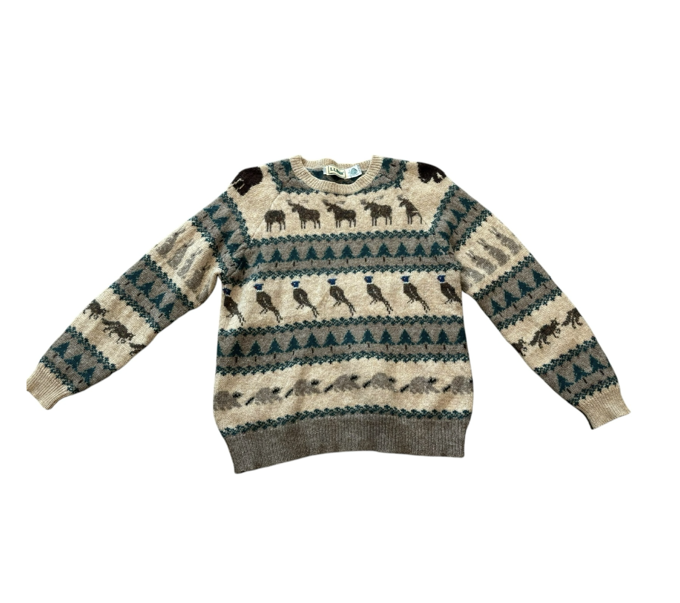 L.L. Bean Animal Sweater