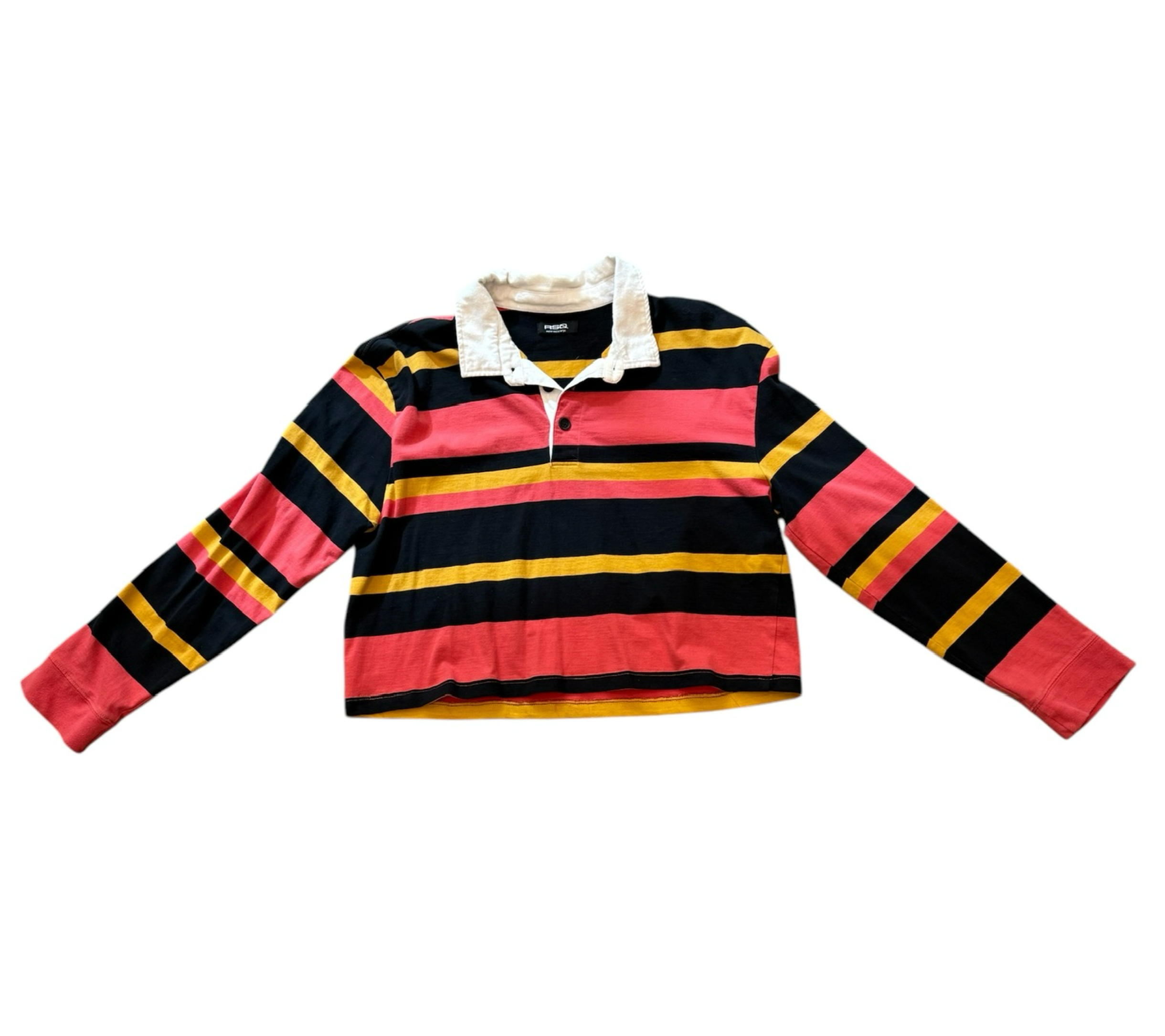 Upcycled Cropped Rugby Shirt