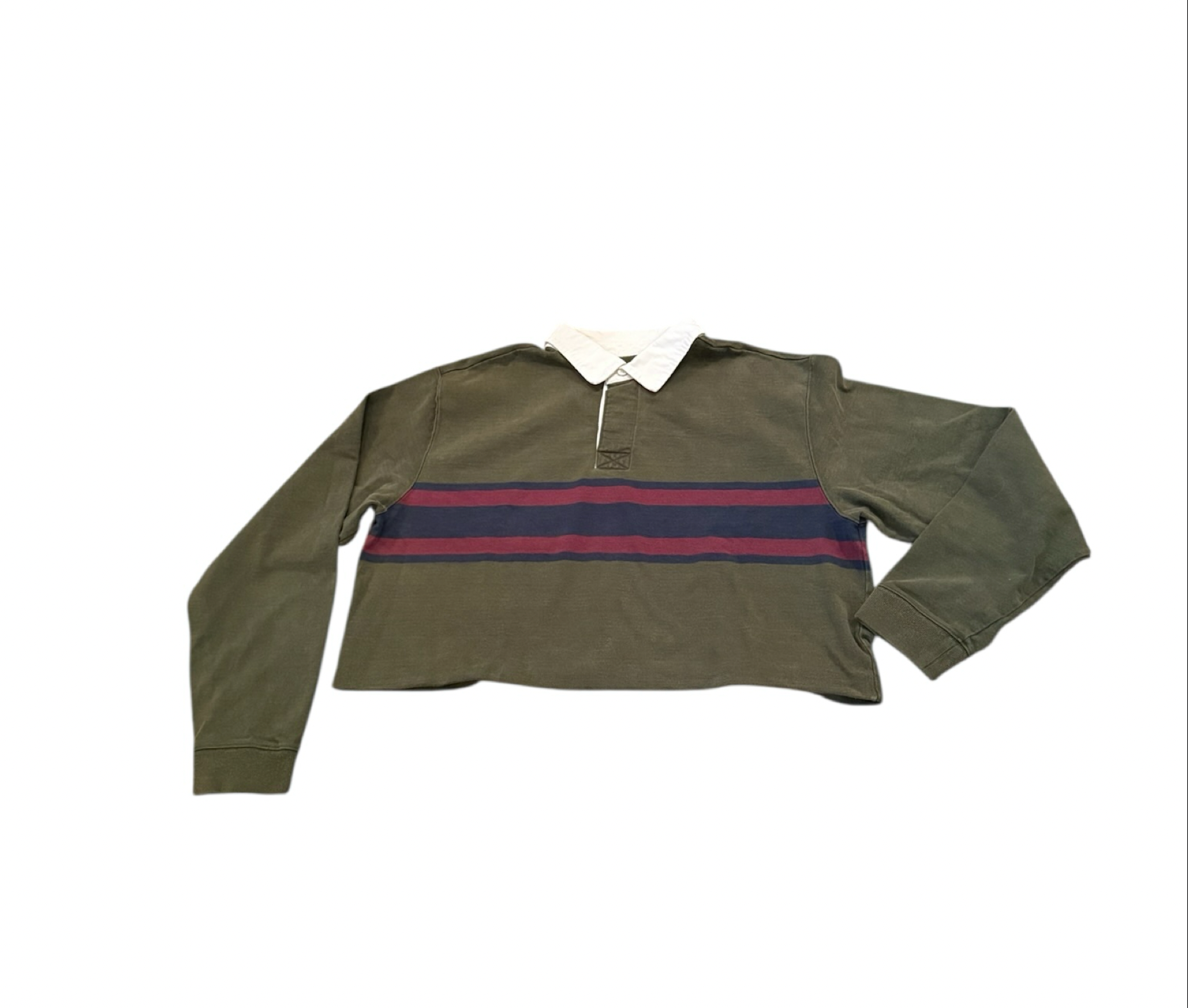 Upcycled Cropped Rugby