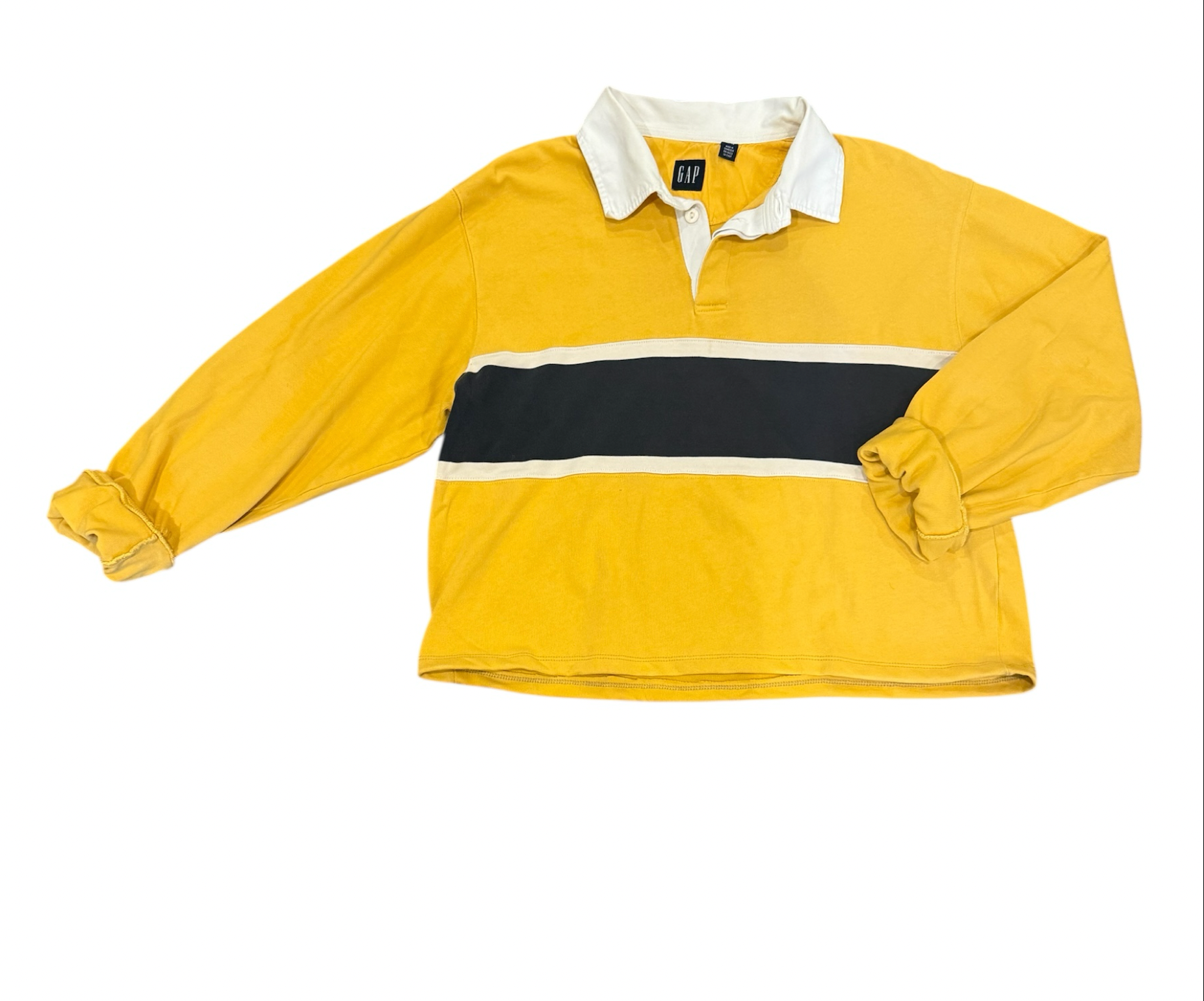 Upcycled Cropped Rugby
