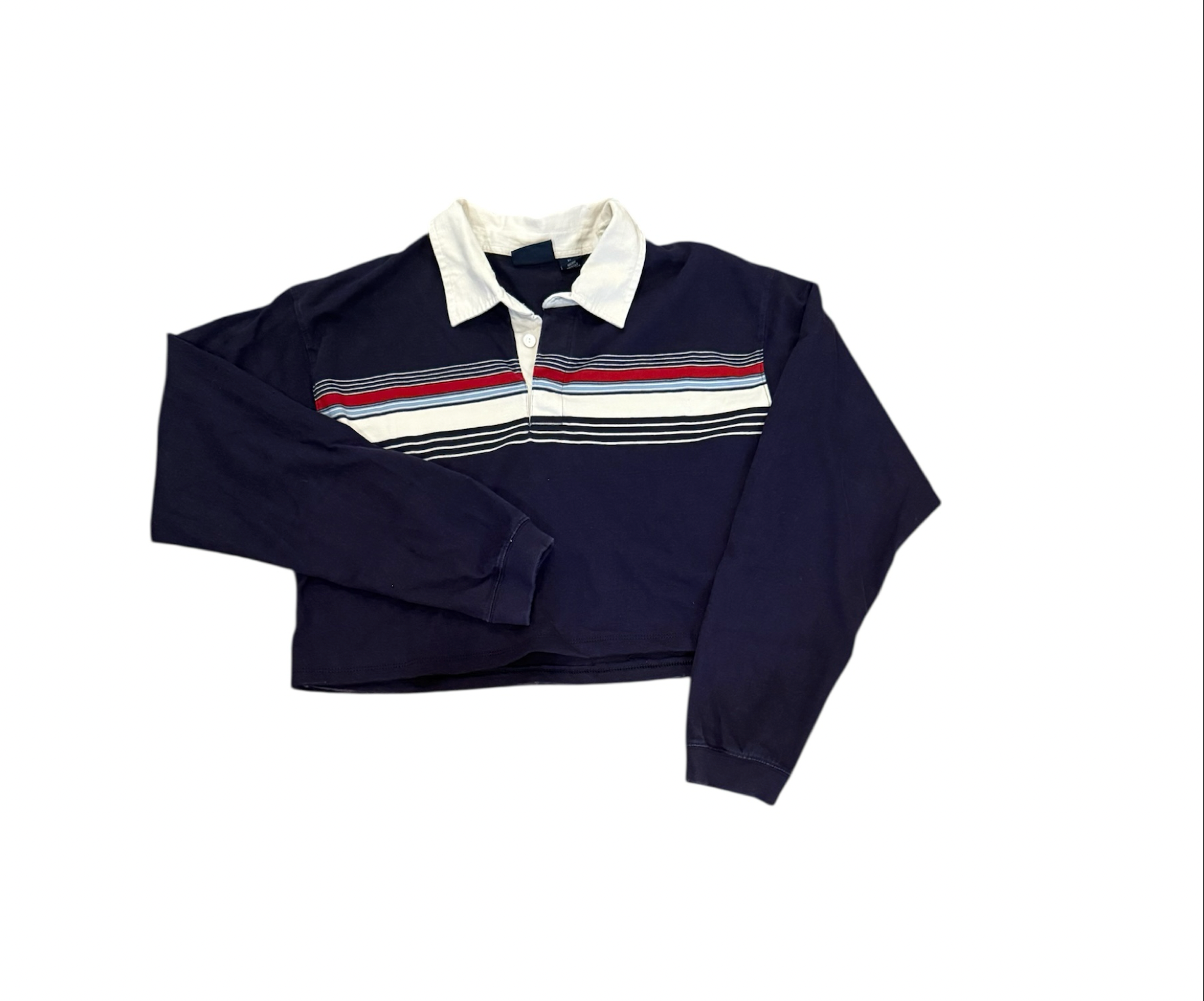 Upcycled Cropped Rugby