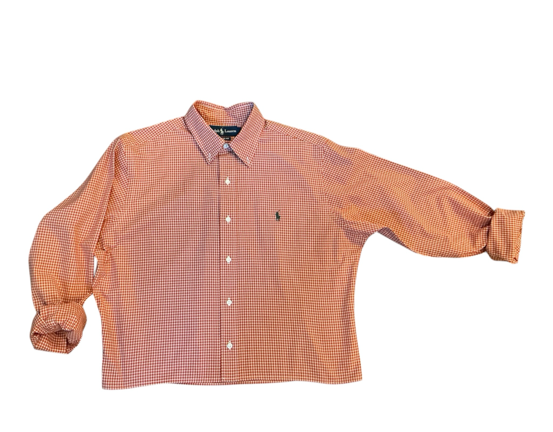 Upycled Cropped Ralph Lauren Button Down