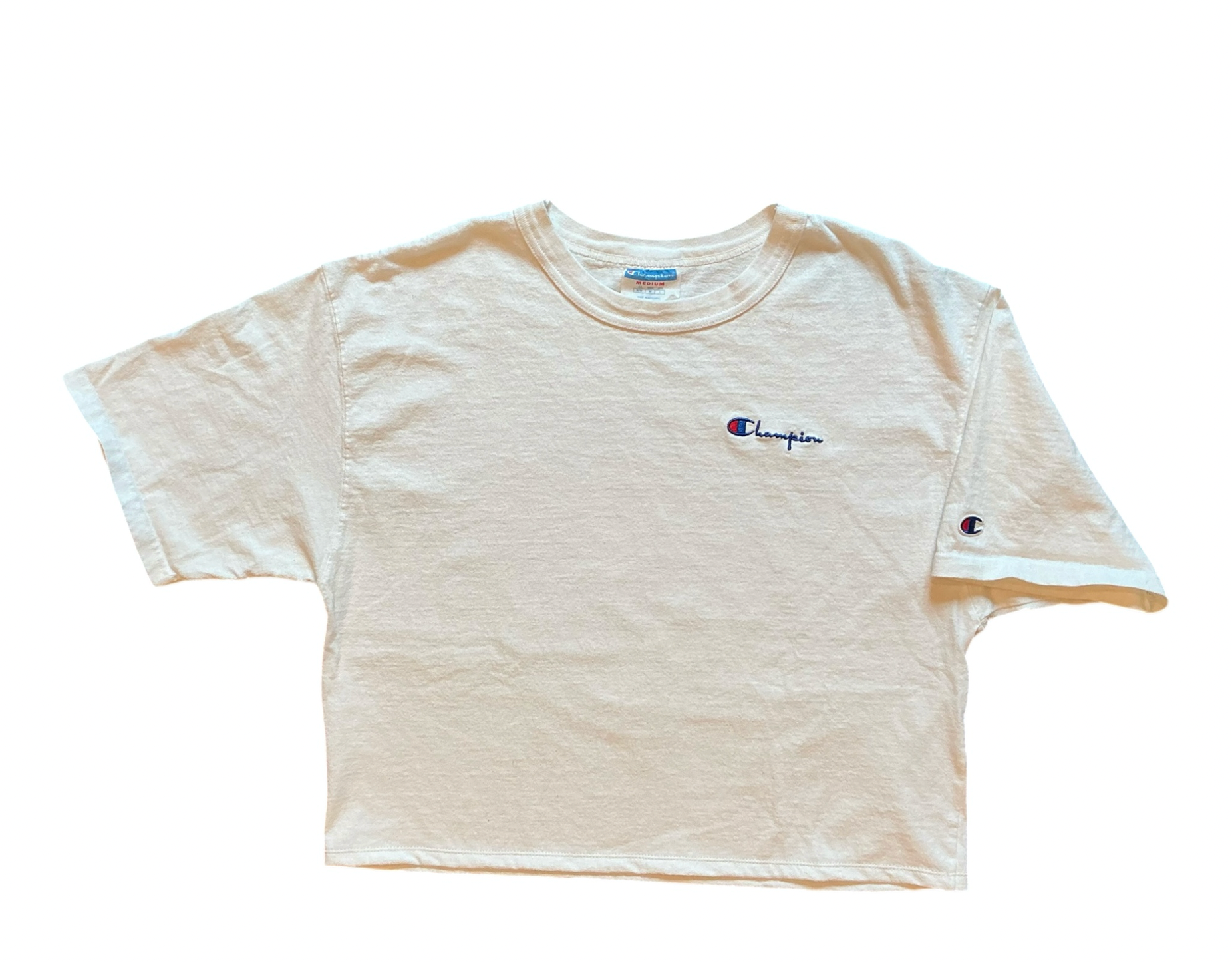 Upcycled Cropped Champion Tee