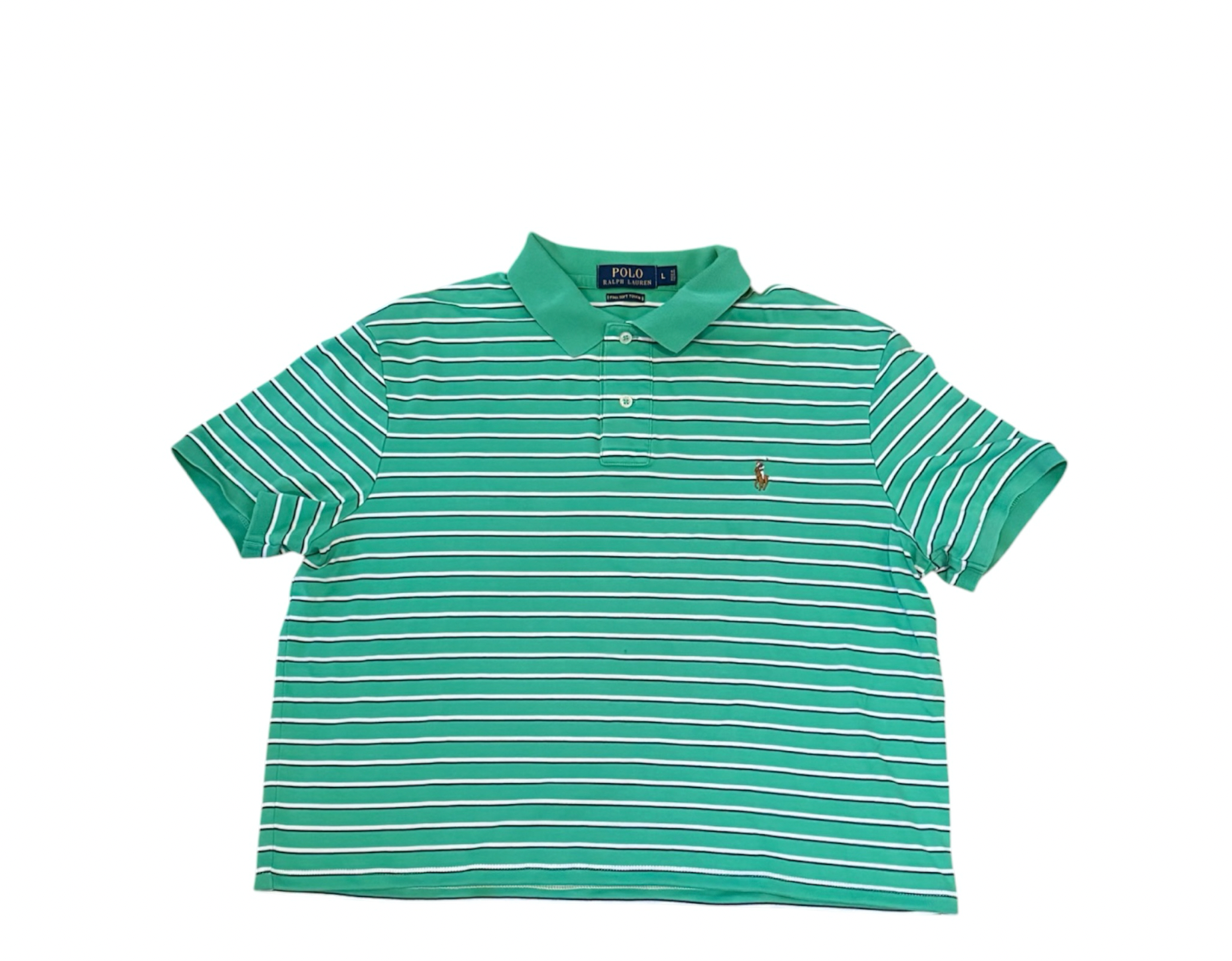 Upcycled Cropped Short Sleeved Polo