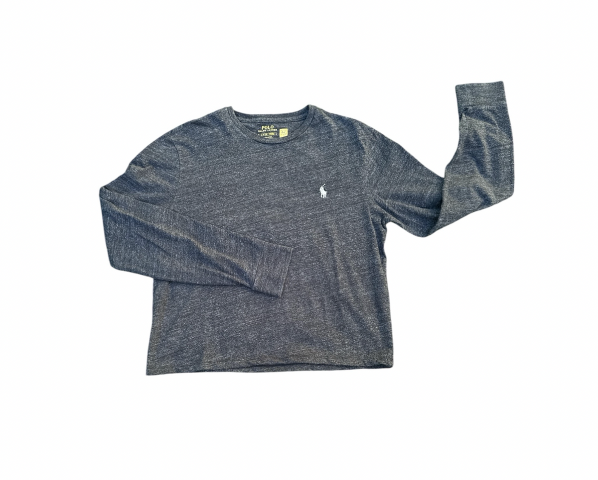 Upcycled Cropped RL Long Sleeve