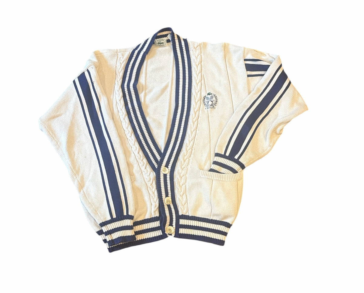 Vintage Lacoste Tennis Cardigan