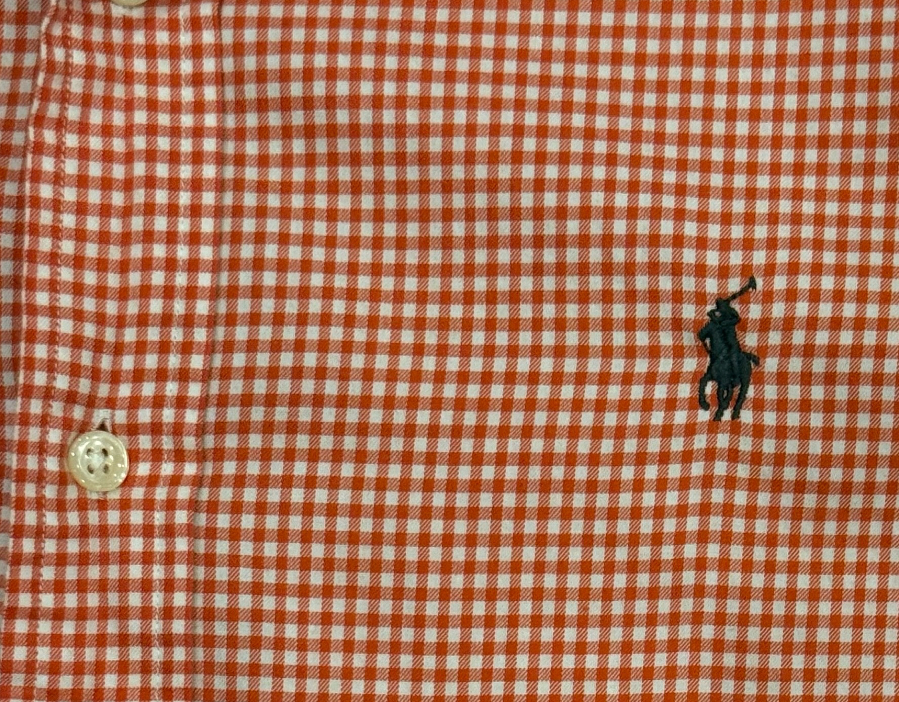 Upcycled Cropped Ralph Lauren Button Down