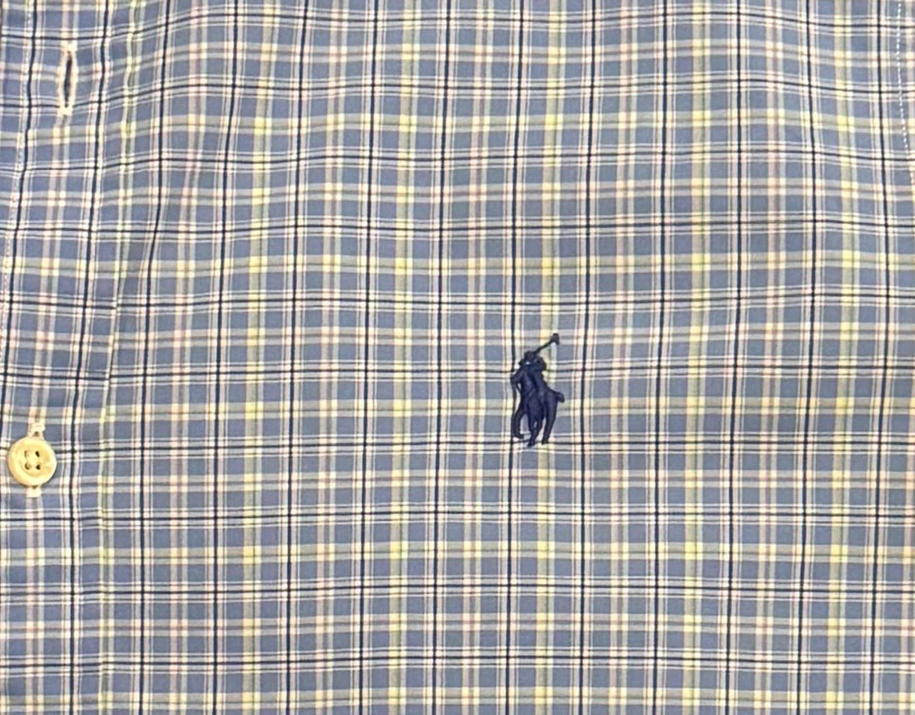 Upcycled Cropped Ralph Lauren Button Down