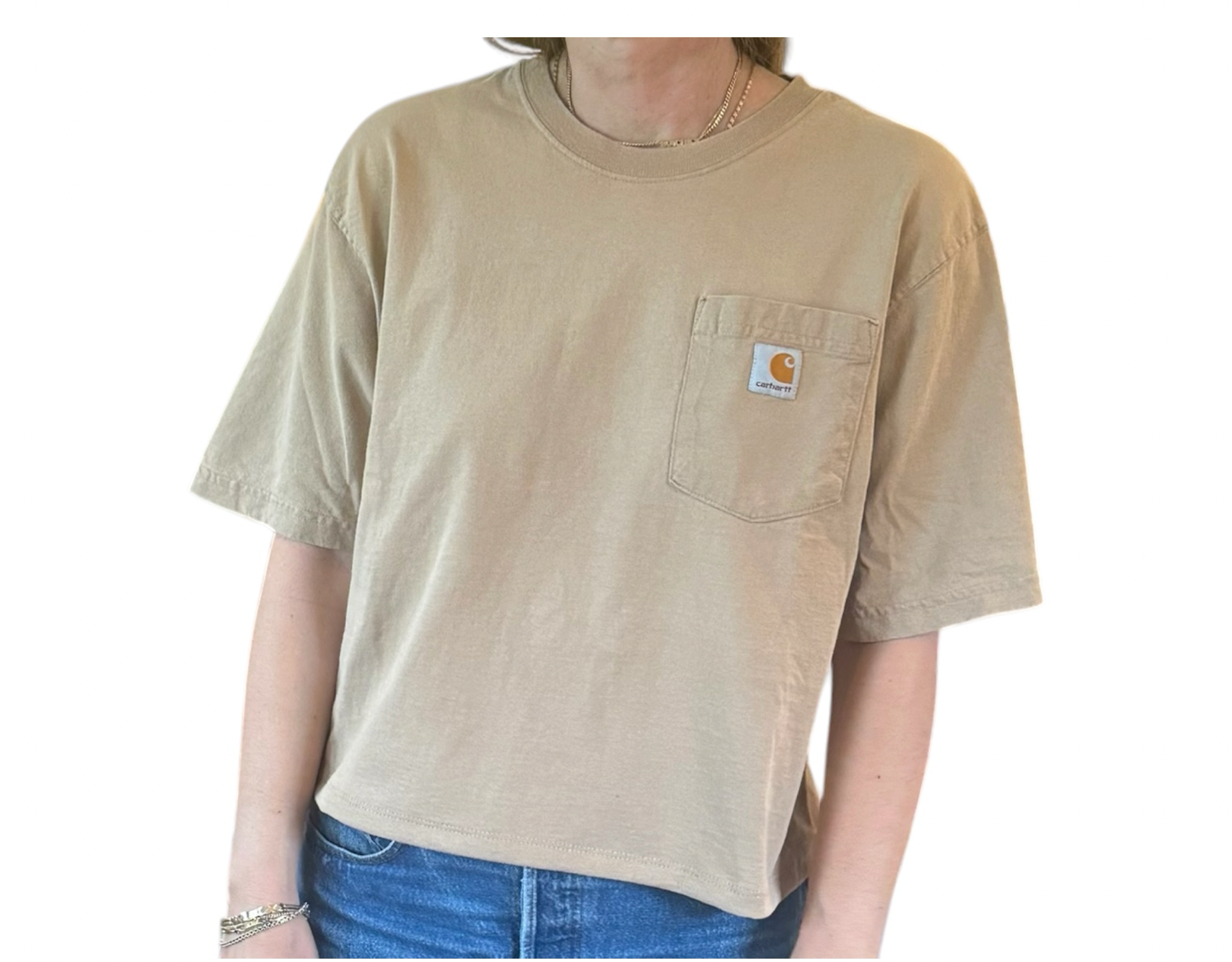 Upcycled Cropped Tee