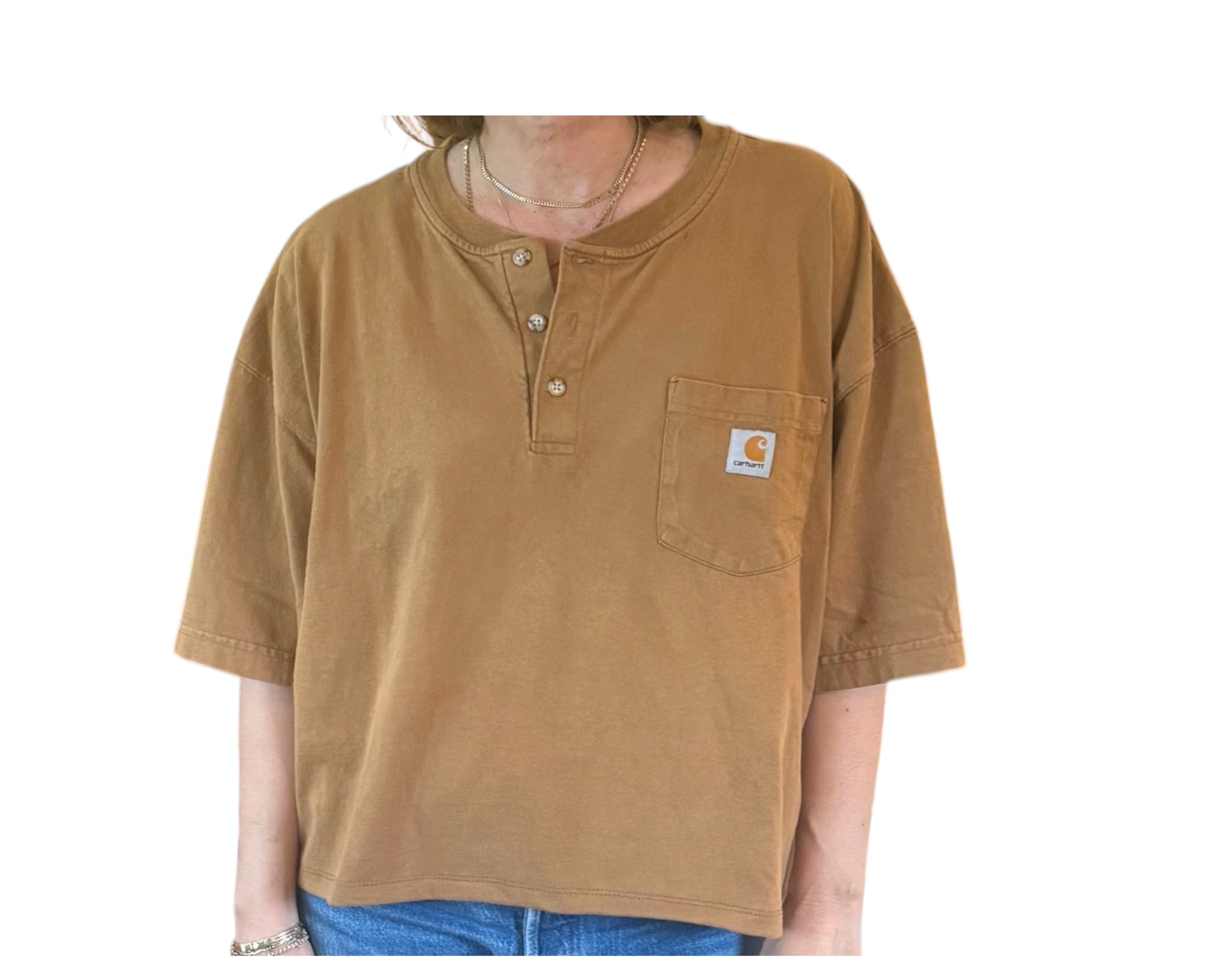 Upcycled Cropped Tee