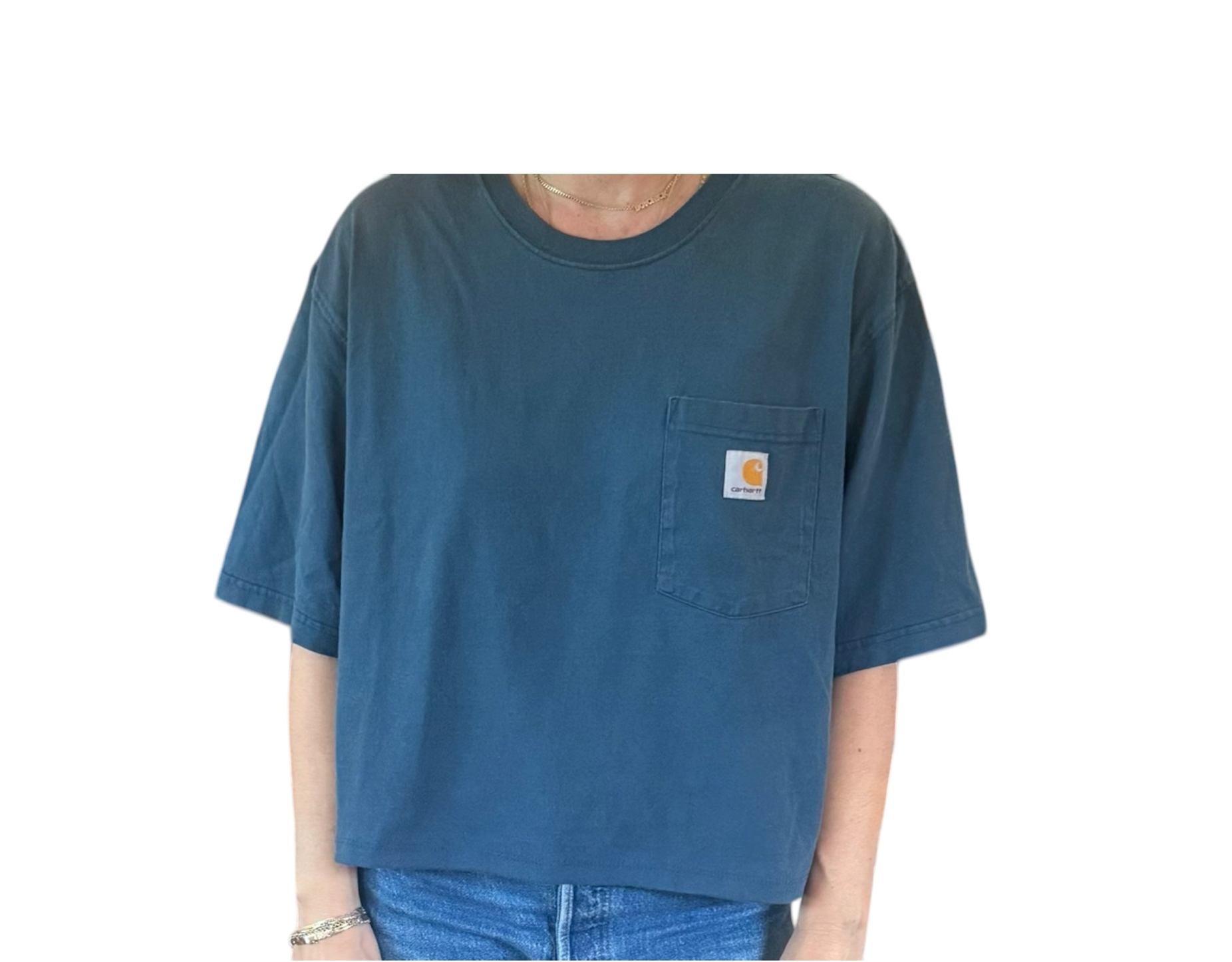 Upcycled Cropped Tee