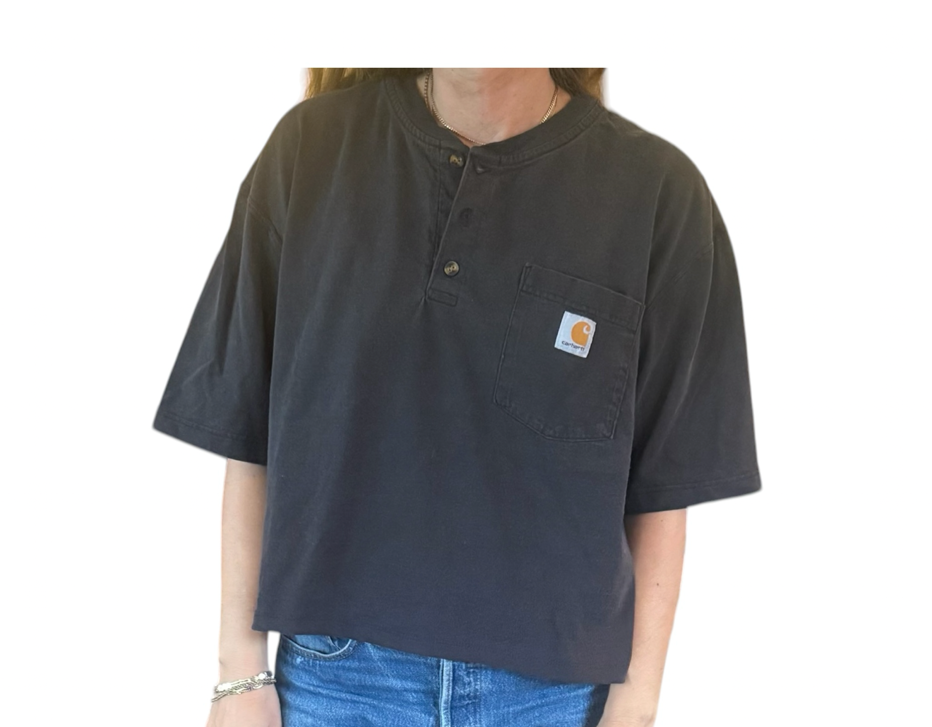 Upcycled Cropped Tee